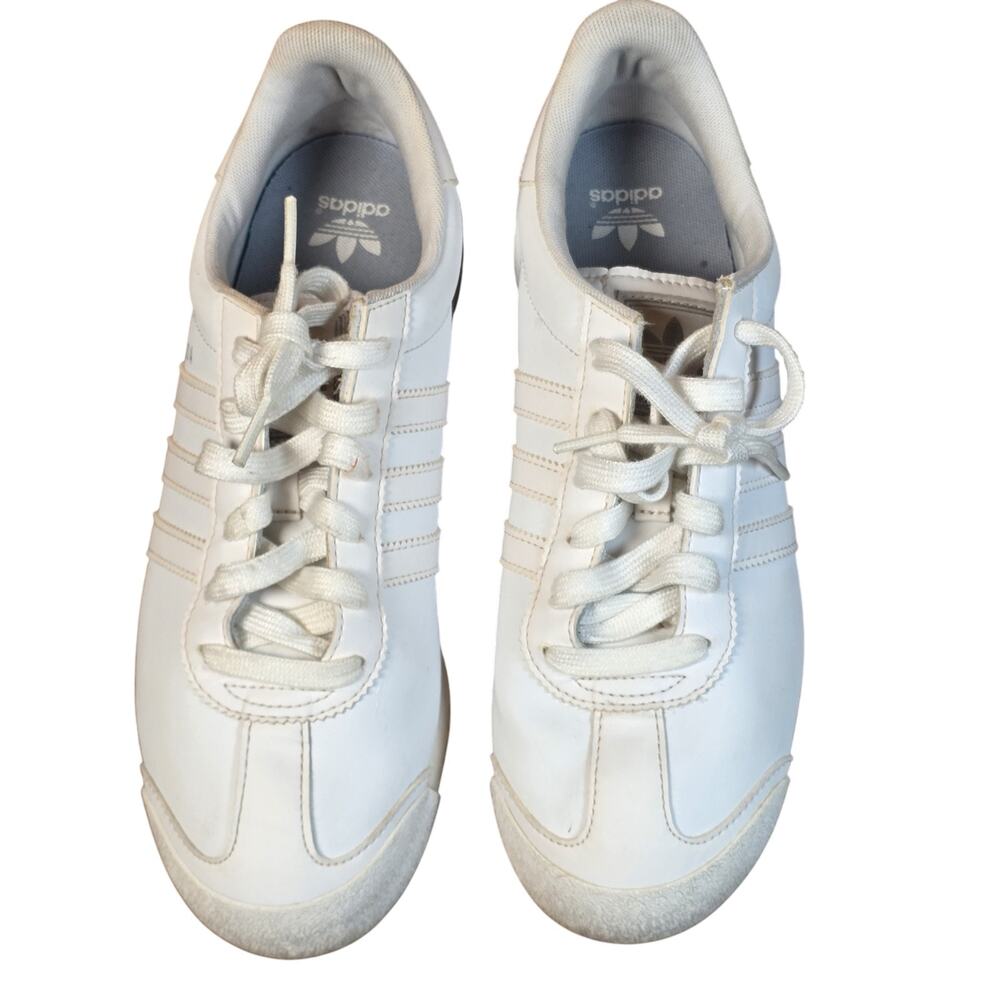 Adidas Samoa White Leather Sneakers Mens Size 7